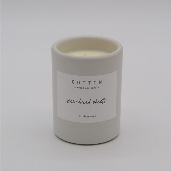 studiosvoks - COTTON scented candle