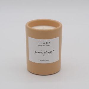 studiosvoks - PEACH scented candle