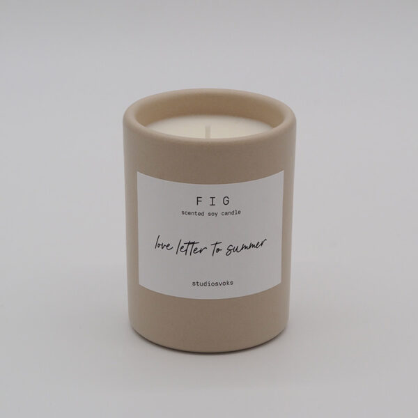 studiosvoks - FIG scented candle